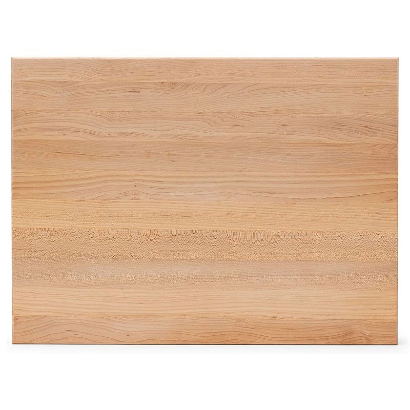 John Boos Maple Wood Edge Grain Reversible Kitchen Butcher Block Cutting Board, 24 x 18 x 2.25 Inches