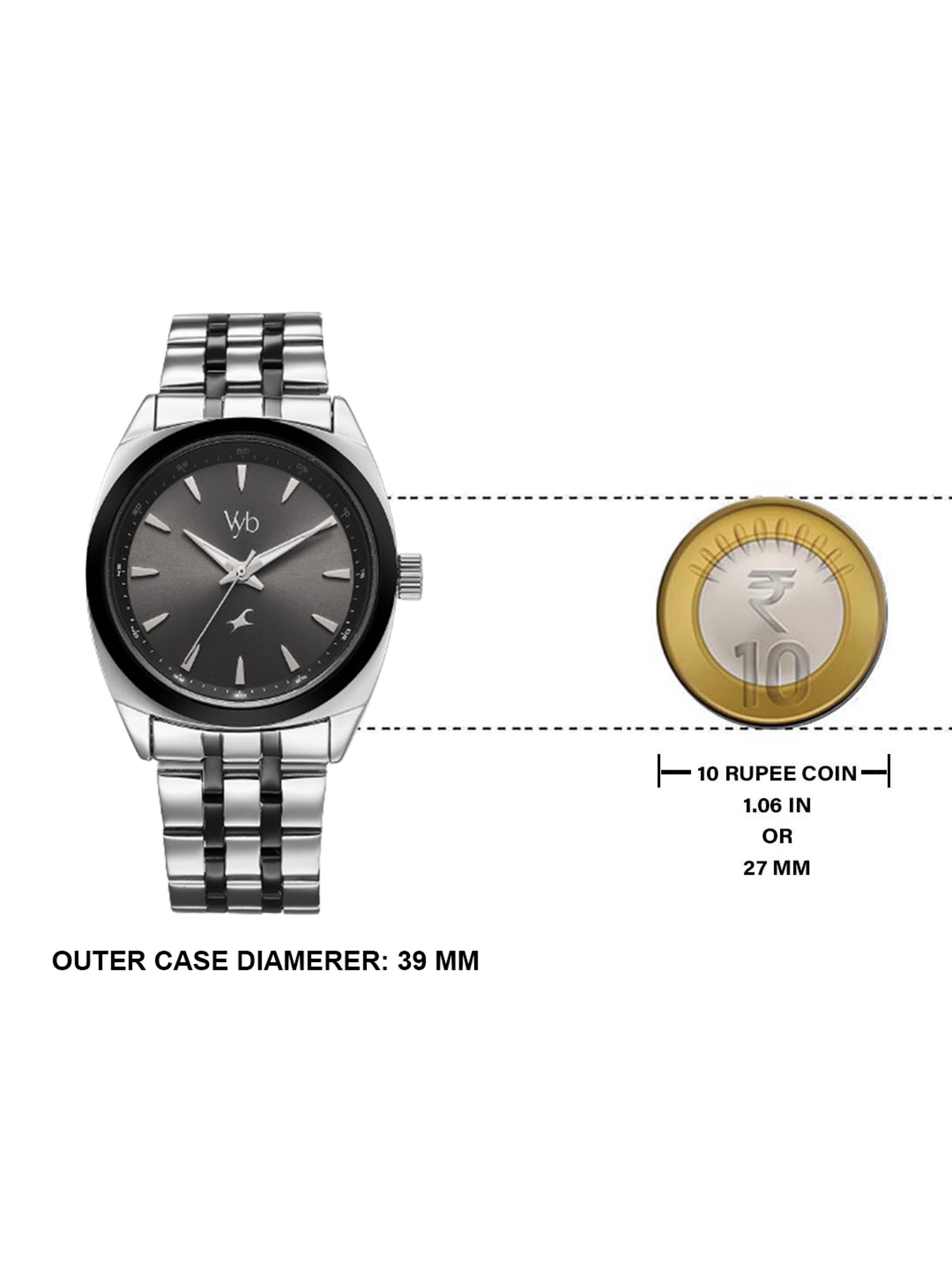 Fastrack Vyb 3.0 FV30007KM01W Analog Watch for Men