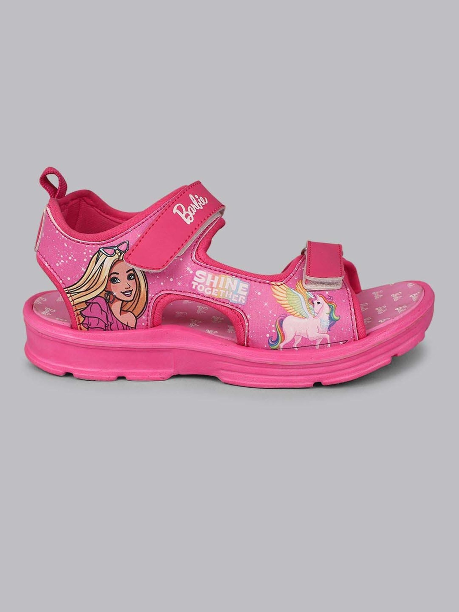 Passion Petals Kids Pink Sling Back Clogs