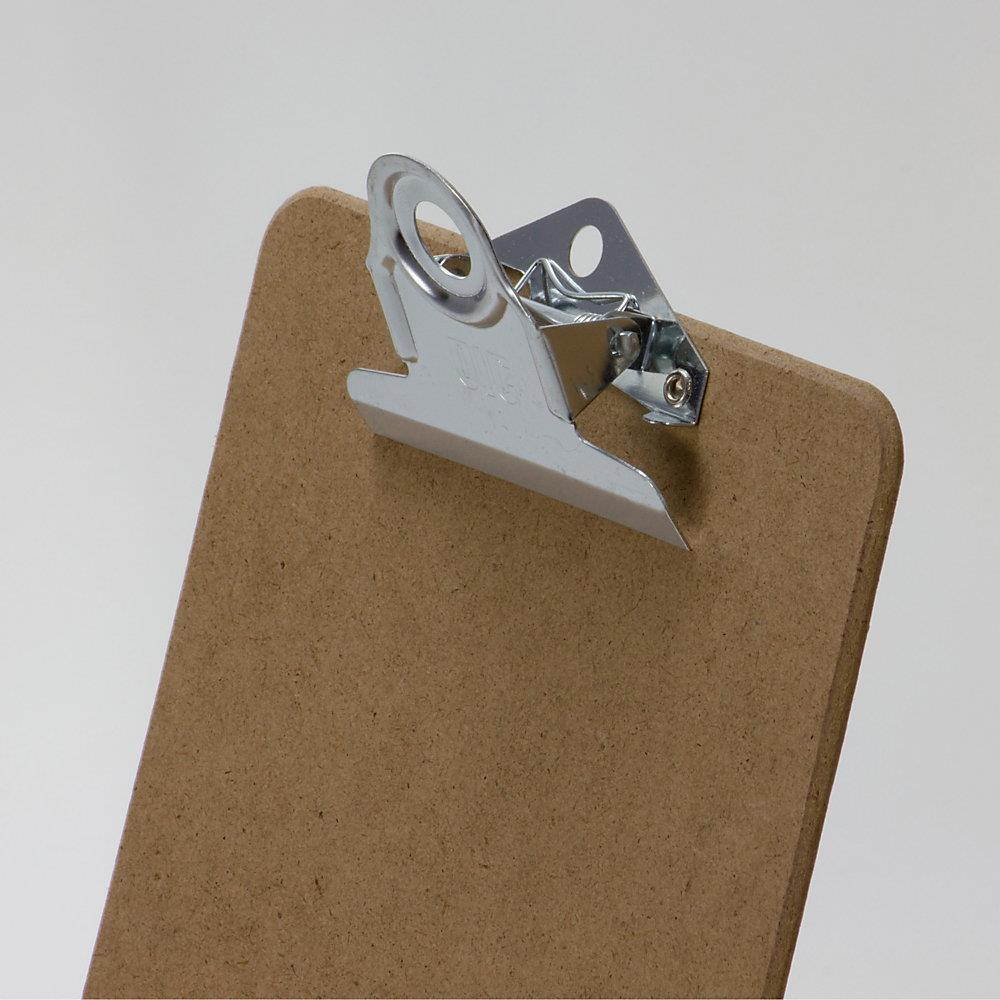 Officemate Hardboard Clipboard 1" Paper Capacity 6"x9" Brown 83103