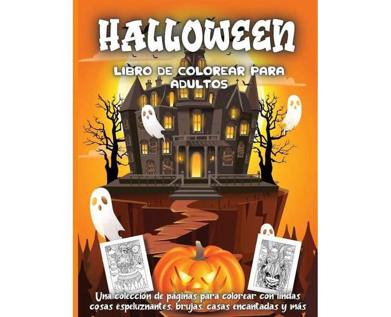 Halloween Libro De Colorear Para Adultos - by  Emma Silva (Paperback)