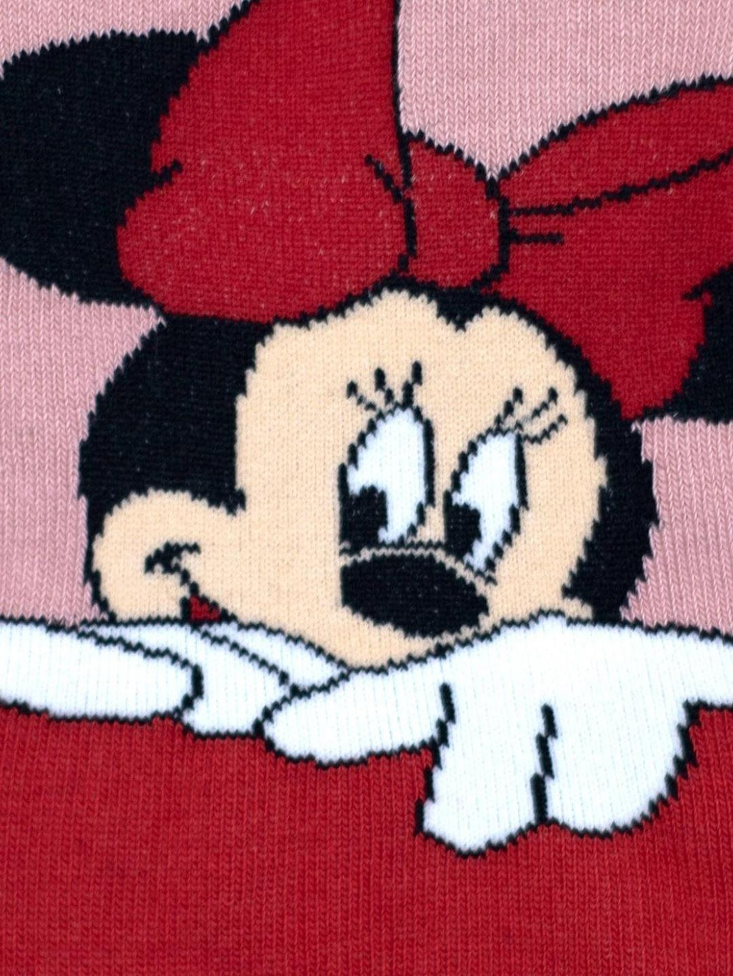 BALENZIA Red & Pink Cartoon Socks (Pack of 2)