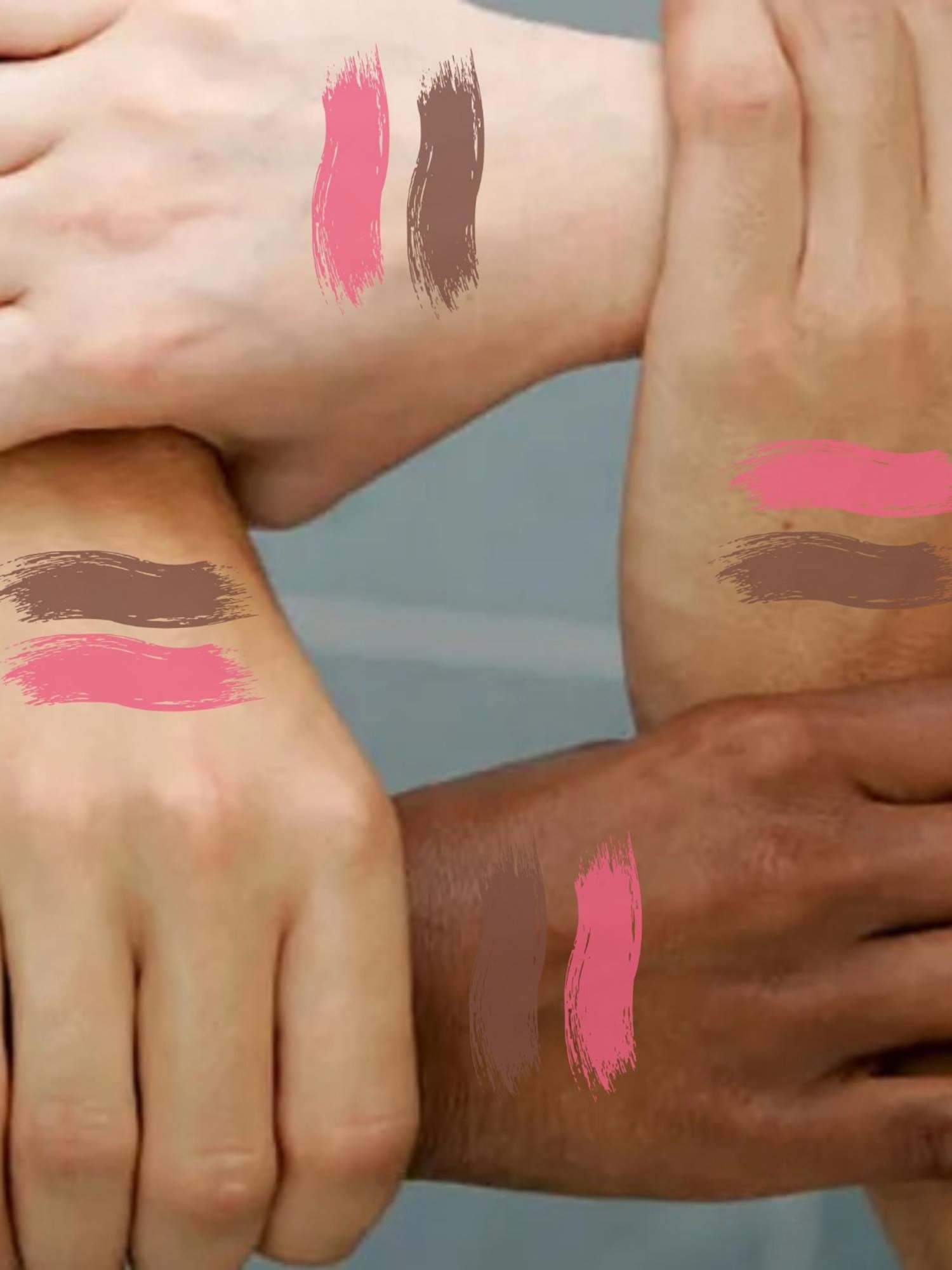 KINDED Liquid Lip Colour 01 Barbie Pink & 06 Brown Temptation Combo