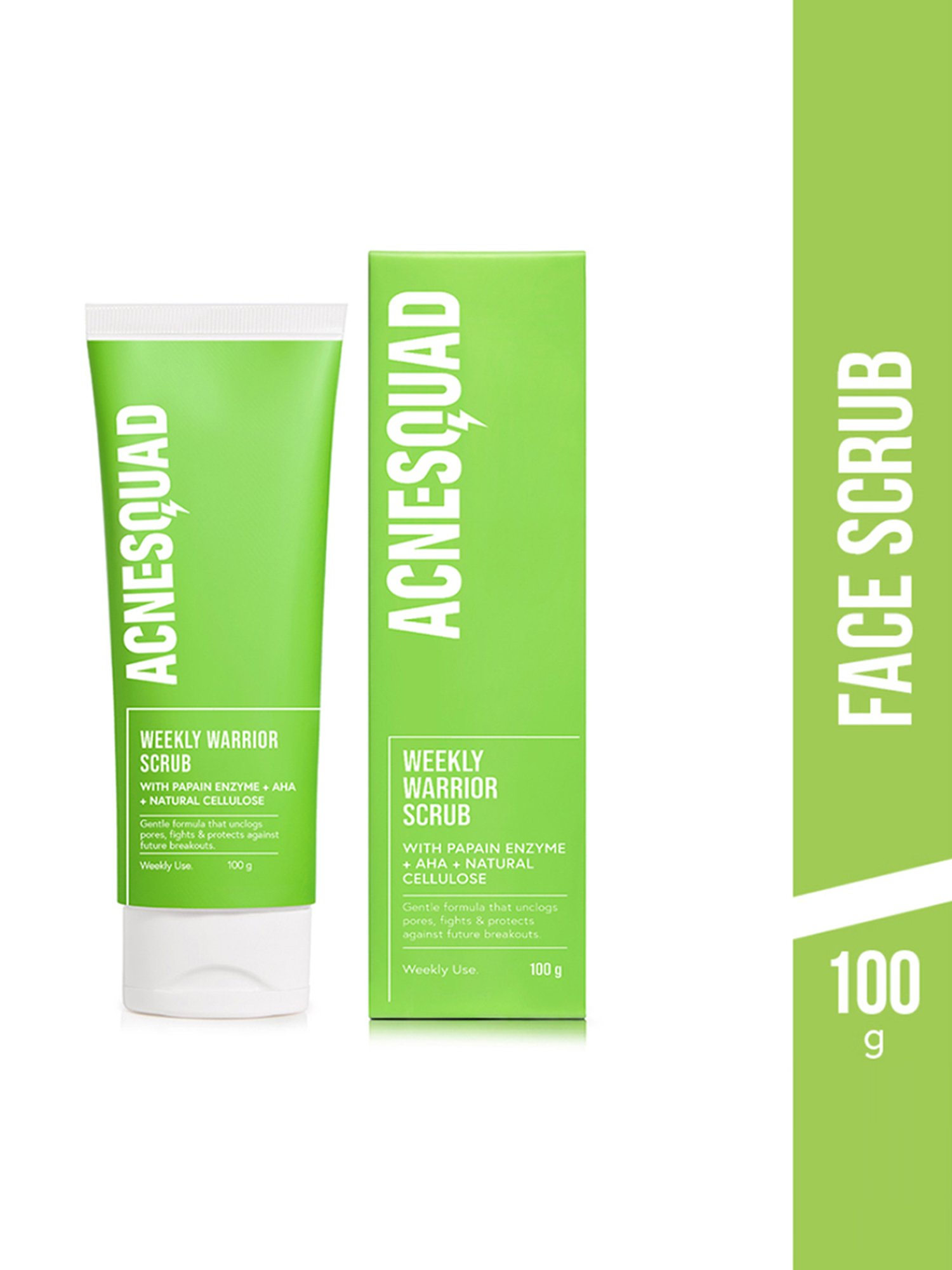 Acne Squad Weekly Warrior Scrub - 100 gm