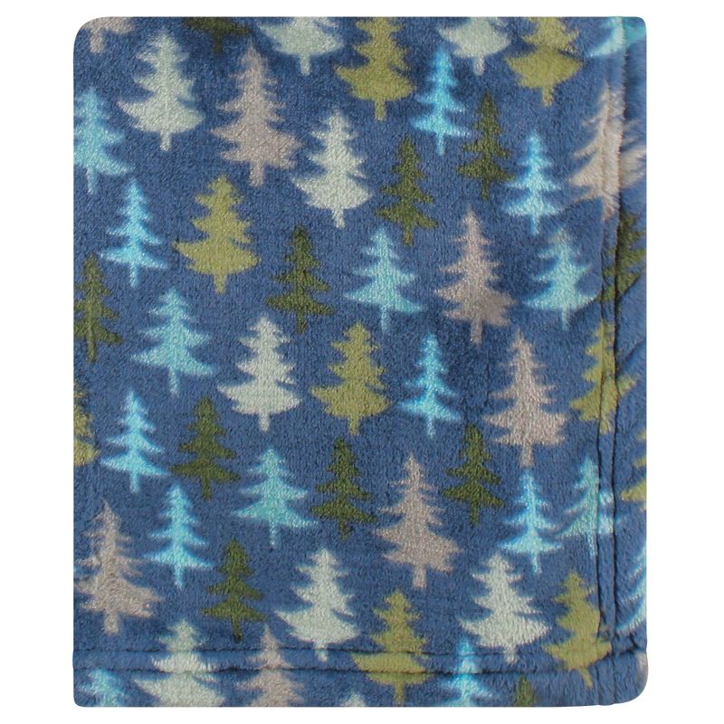 Hudson Baby Infant Boy Plush Blanket with Security Blanket, Boy Moose, One Size