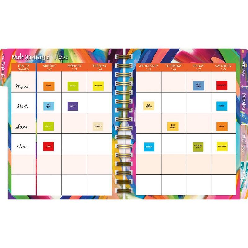 2021-22 17 Month Plan-It Planner 9.5" x 11" Ettavee - Wells St. by Lang