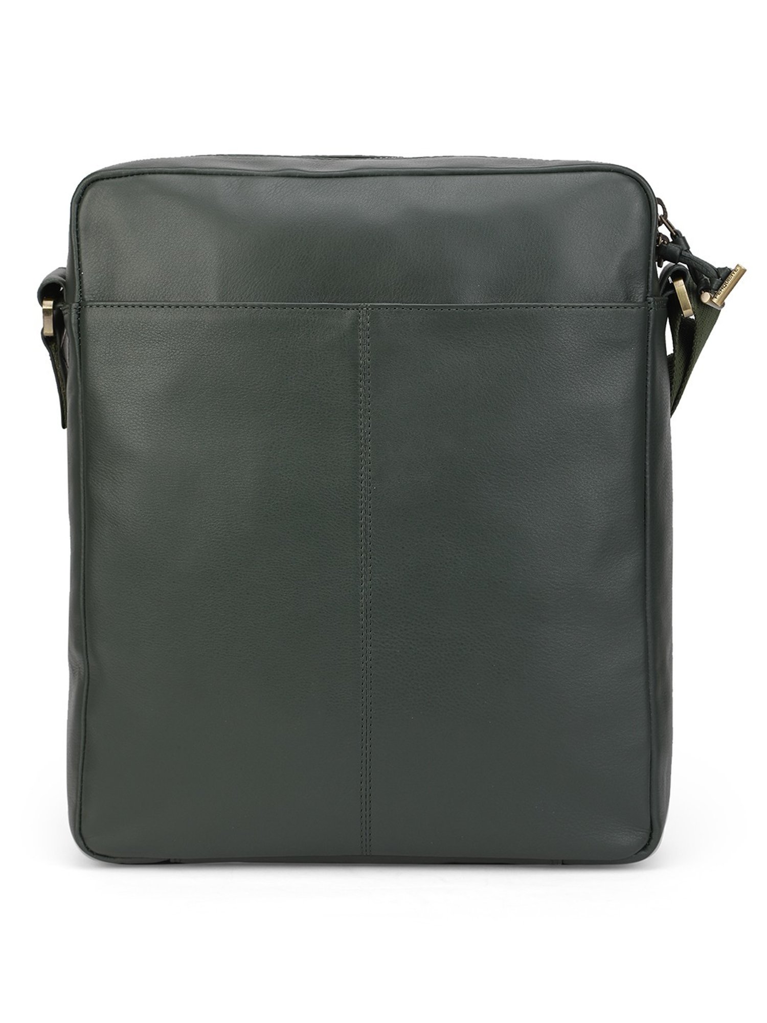 PERQUISITE MARK Green Solid Medium Cross Body Bag