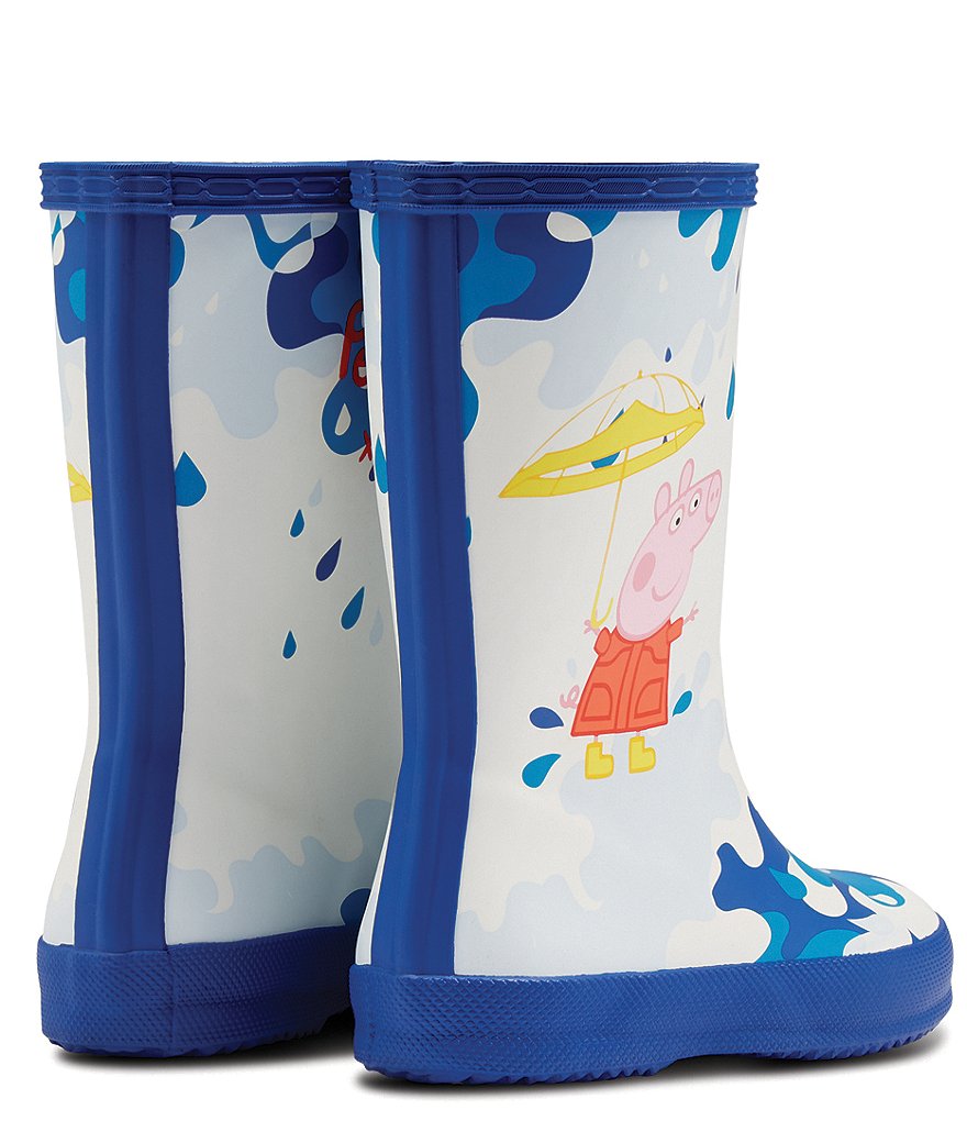 Hunter Kid's First Peppa Pig Muddy Puddle Rain Boots (Toddler)