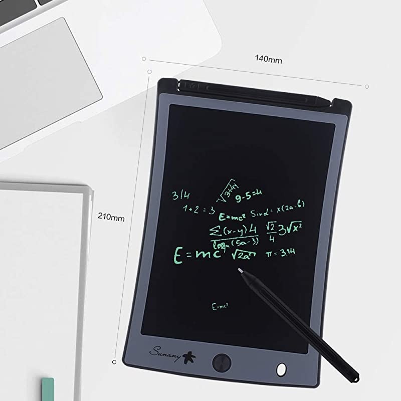 LCD Writing TabletElectronic Writing Drawing Board Doodle Board 85 Handwriting Paper Drawing Tablet Gift for Kids and Adults at HomeSchool and Office Black