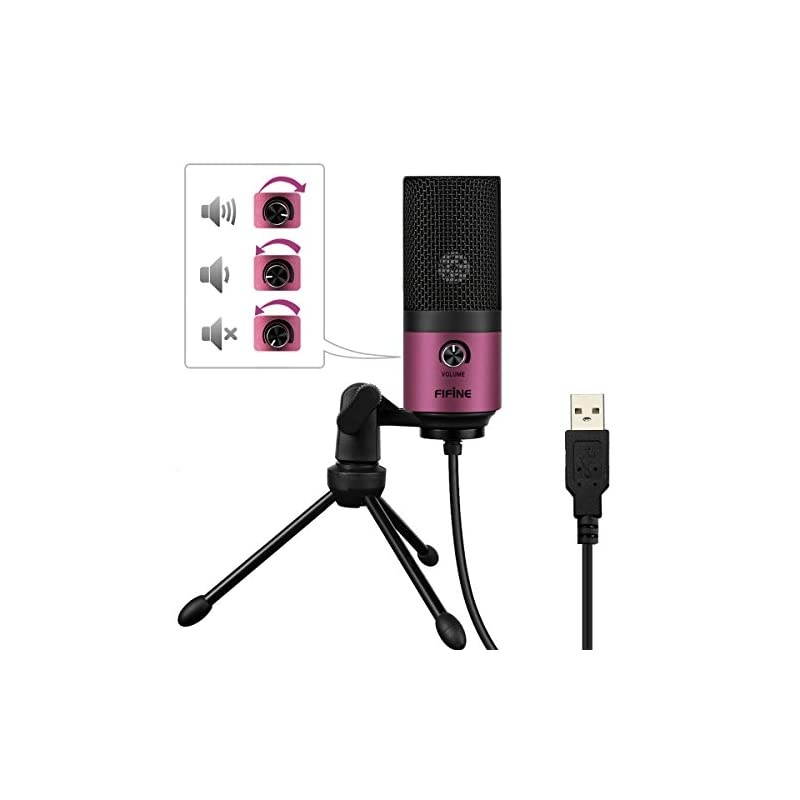 USB Podcast Condenser Microphone Recording On Laptop No Need Sound Card Interface and Phantom PowerK669
