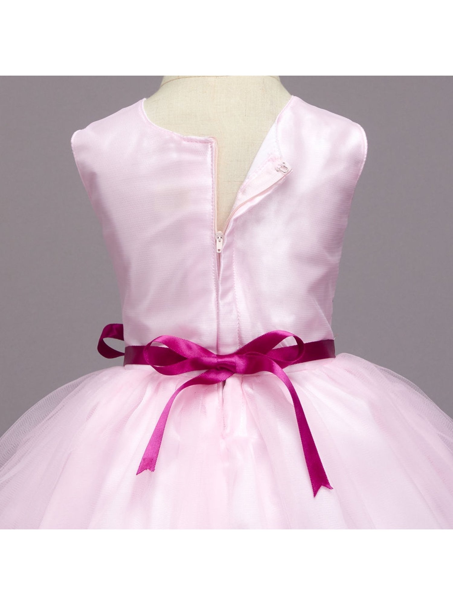 The Magic Wand Kids Pink Embellished Dress