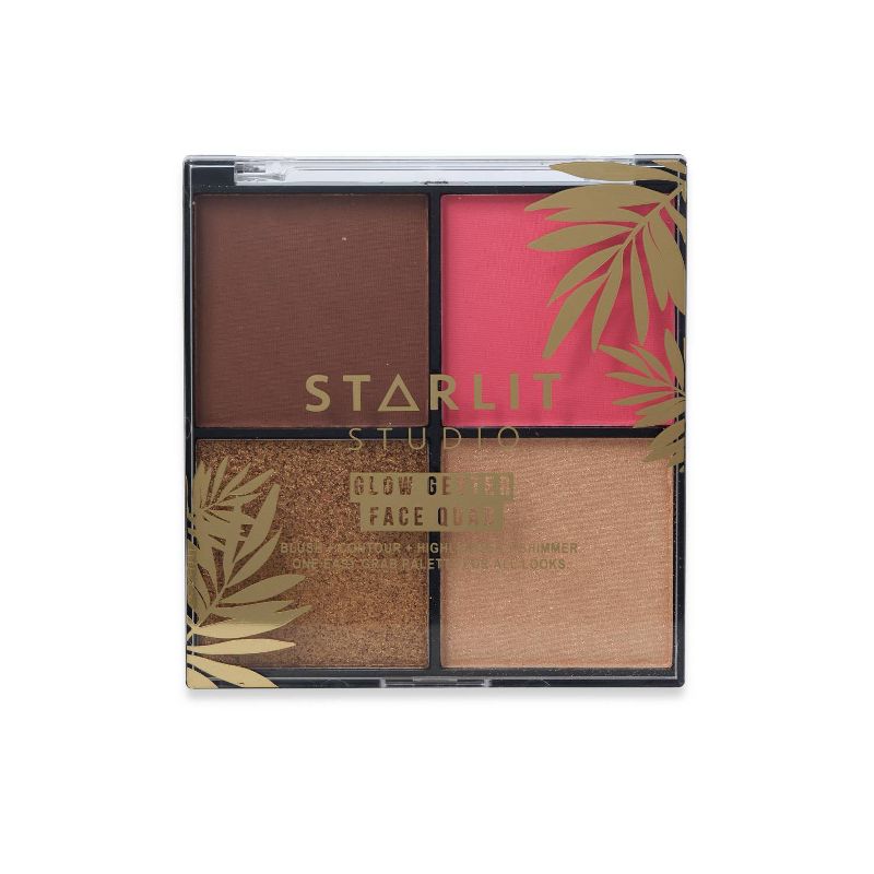 Starlit Studio Face Quad Glow Getter - Peachy Keen - 4oz
