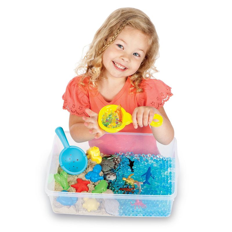 Ocean and Sand Sensory Bin - Creativity for Kids