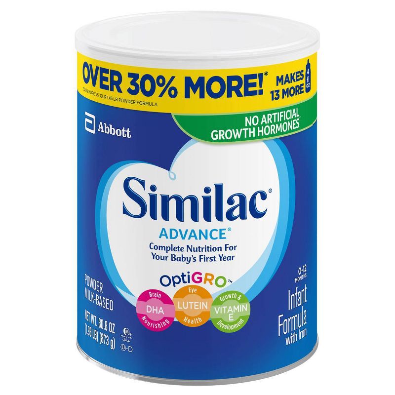 Similac Advance Infant Formula with Iron Powder - 30.8oz