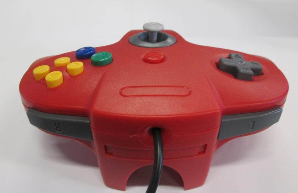 Red Replacement Controller for Nintendo N64 by Mars Devices