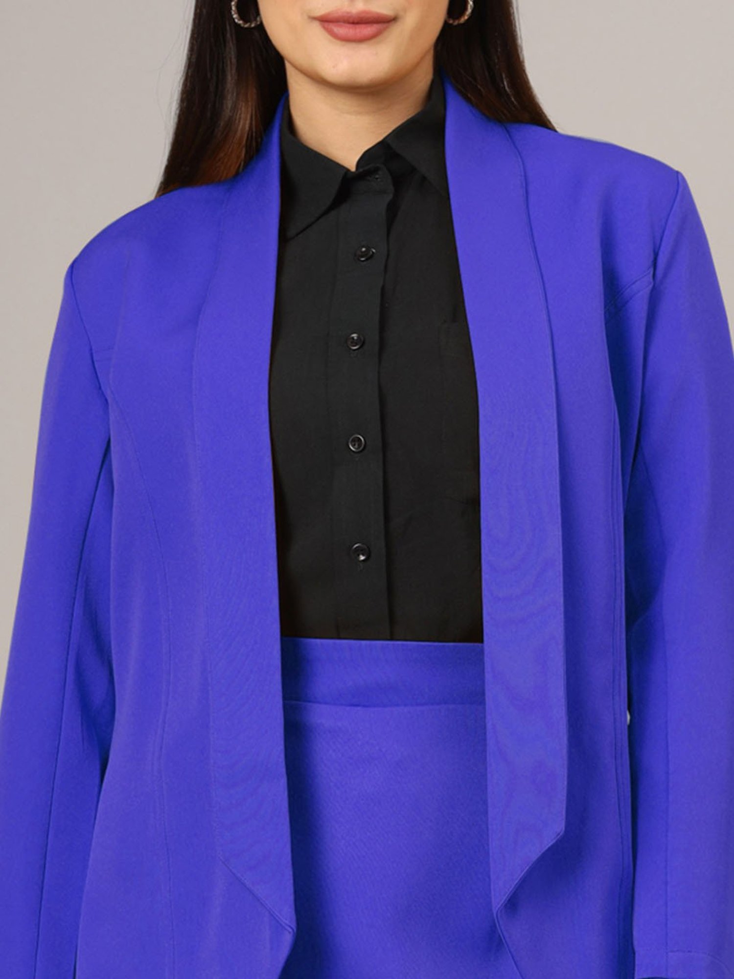 BRINNS Blue Blazer With Skirt