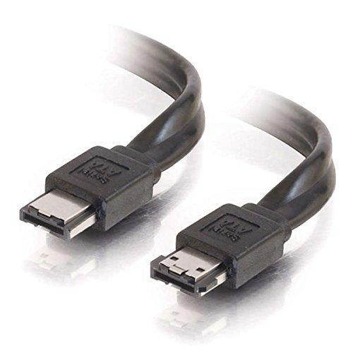 C2G 10231 Serial ATA to External Serial ATA Cable, Black (6.6 Feet, 2 Meters)