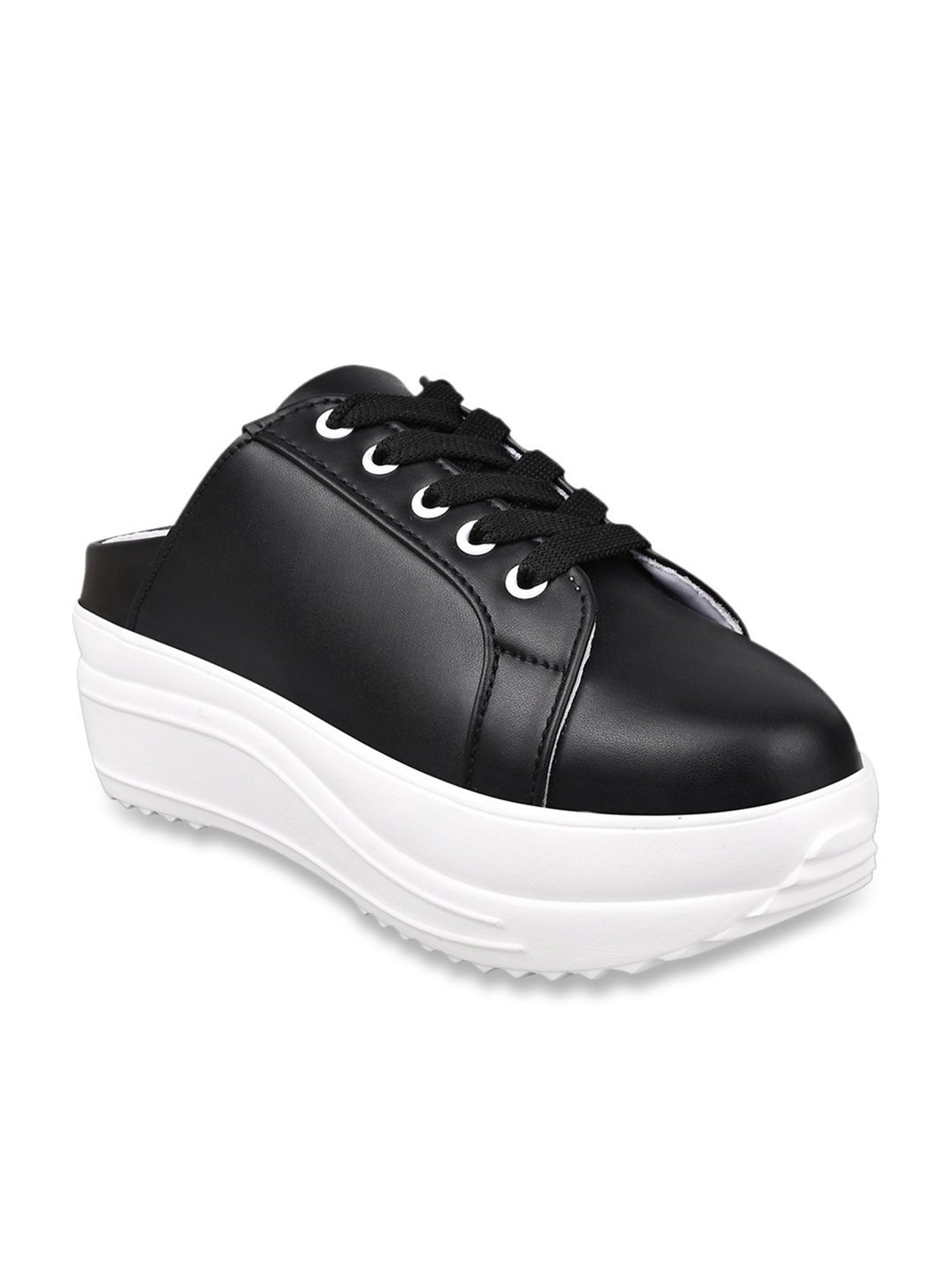 Shoetopia Women's Black Sneakers