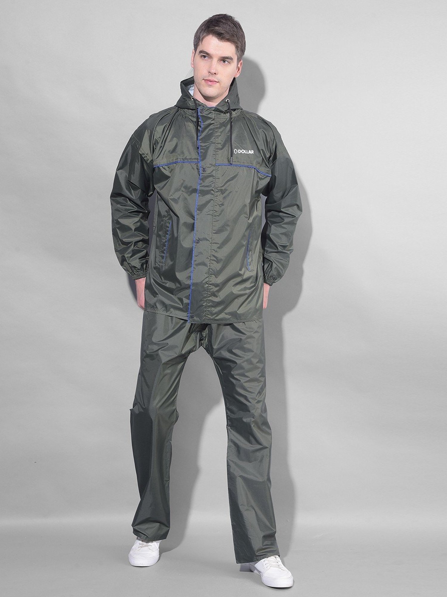 Dollar Green Regular Fit Raincoat Set