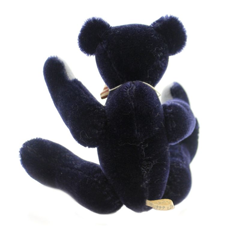 Plush 9.75" Usa Patriotic Teddy Bear Numbered Ltd Edition Judy Senk  -  Decorative Figurines