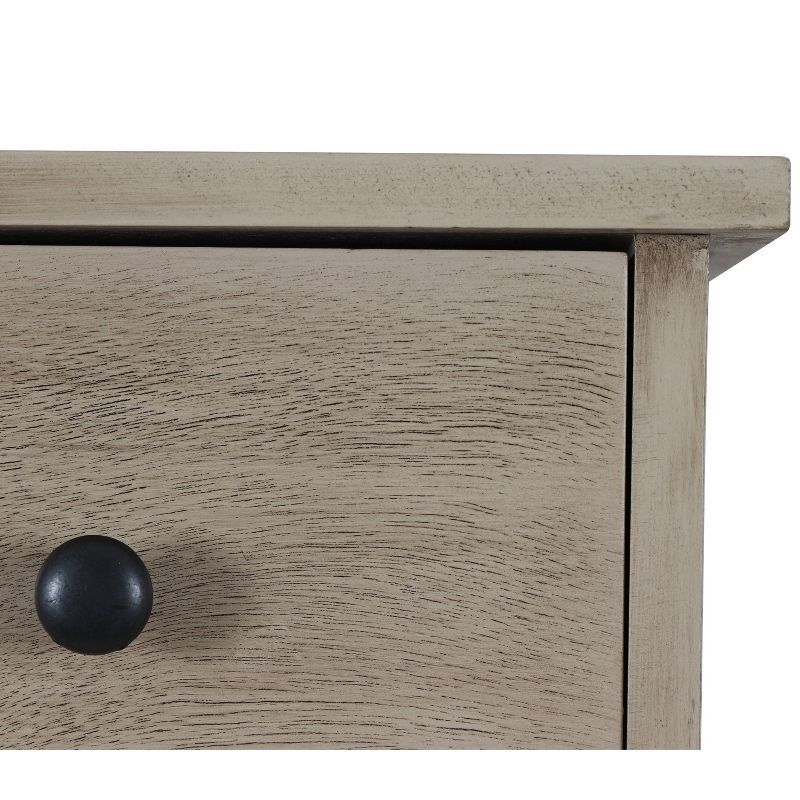 Nora Accent Table Stand White - Décor Therapy