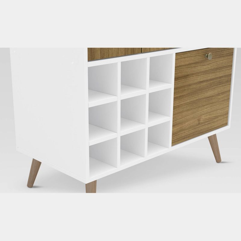 Alpine Bar Cabinet Walnut - Chique