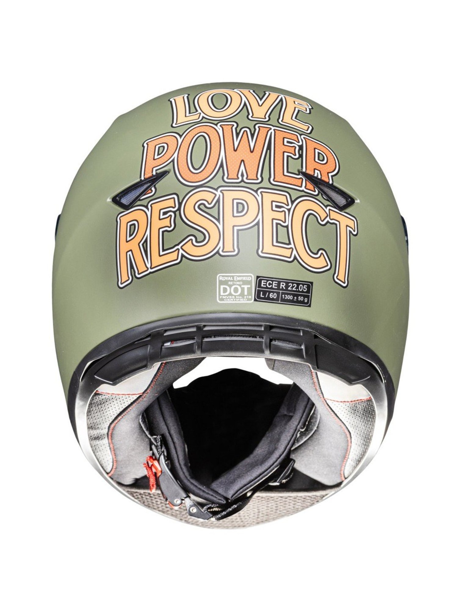 Royal Enfield Street Prime LPR Full Face Helmet Battle Green M