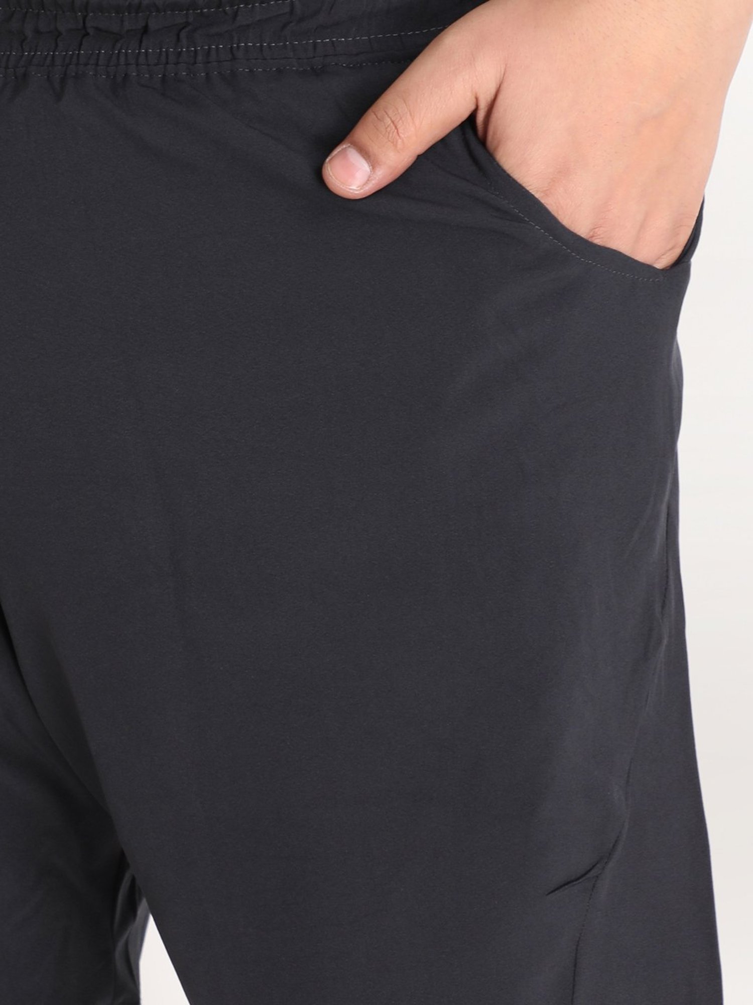 Chkokko Dark Grey Regular Fit Shorts