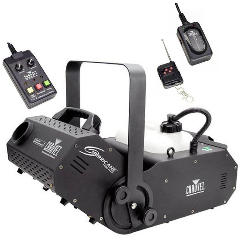NEW! CHAUVET HURRICANE H1800 FLEX Fog/Smoke Pro Machine w/ FC-W Wireless Remote