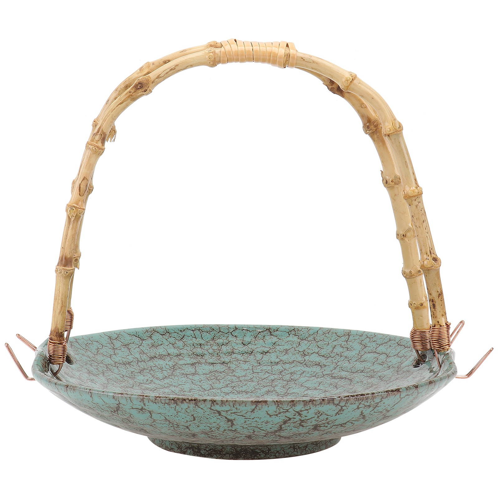 1Pc Decorative Fruit Basket Dried Fruit Container Dessert Basket Handheld Cake Tray for Home Kitchen Party