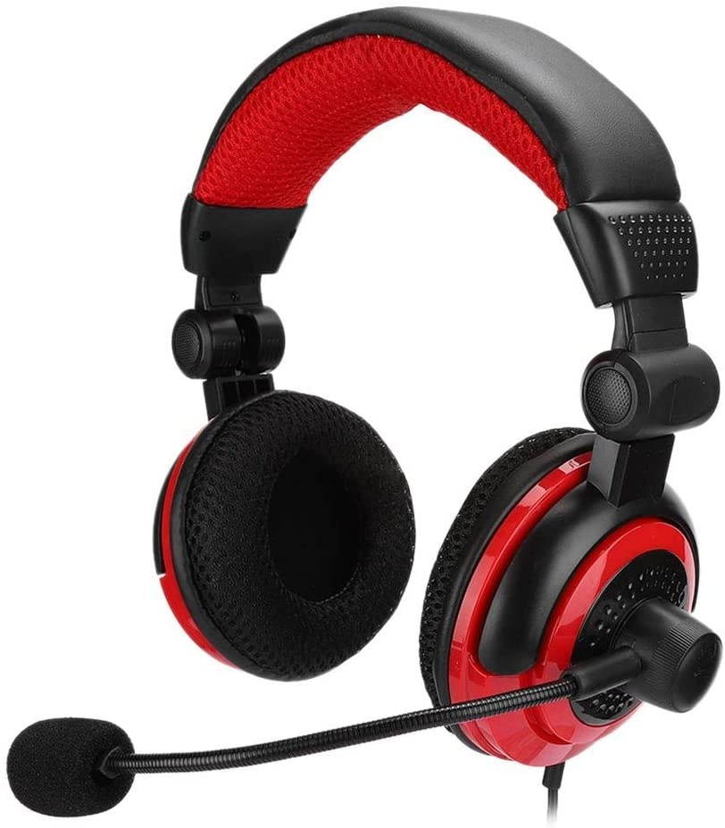M ugast Wired Gaming Headset, 3.5mm HiFi Stereo Bass Headphone Earphone with Adjustable Headband for PS4 Tablet Laptop Notebook