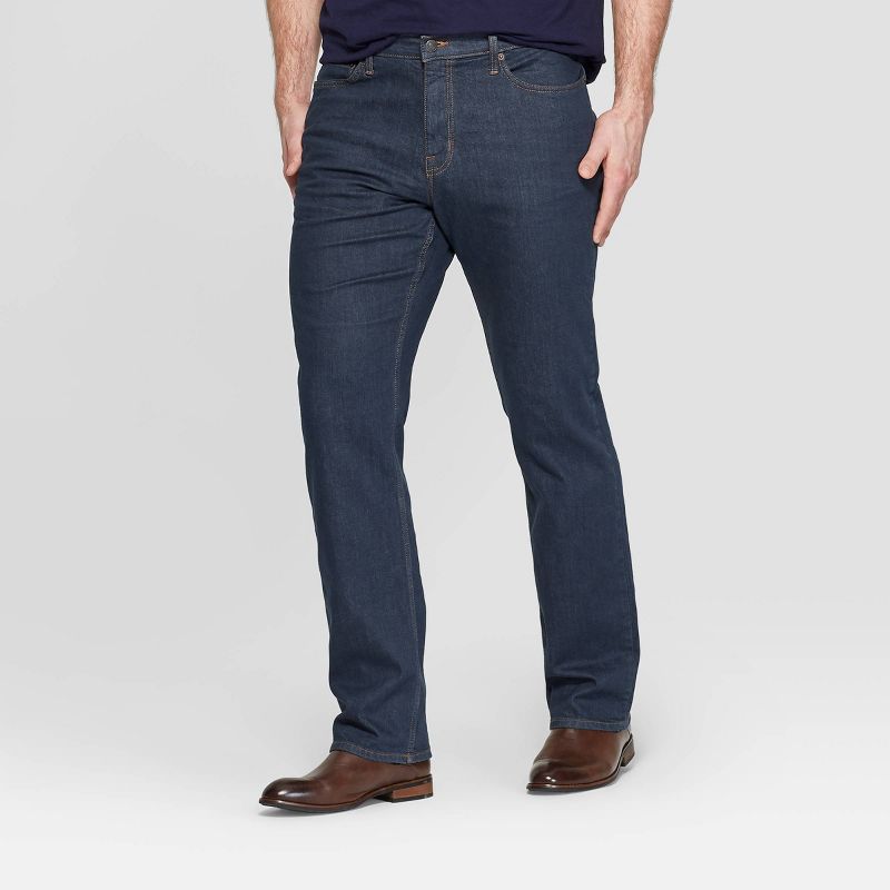 American Eagle Blue Cotton Regular Fit Jeans