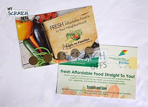 Gold 1" Round Scratch Off Labels - Qty. Roll of 500 - My Scratch Offs