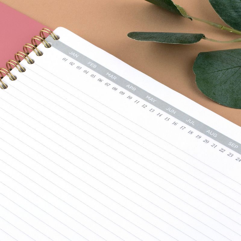 80 sheet 1 Subject Spiral Notebook Work Style Large Dark Pink - Cambridge