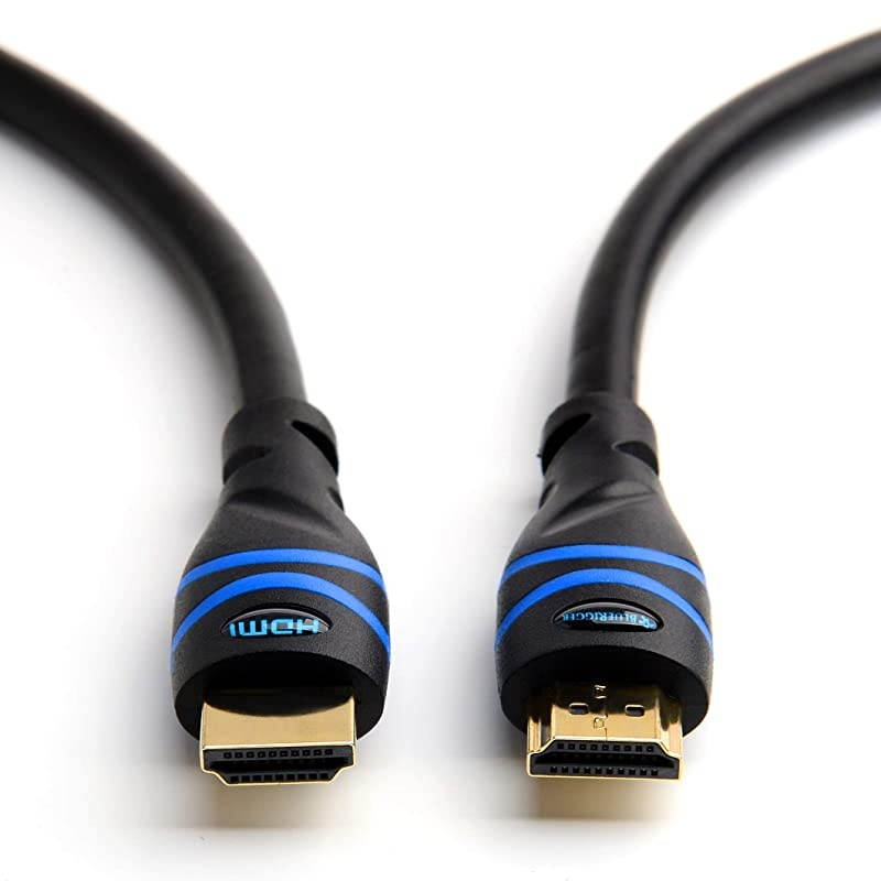 4K HDMI Cable 35 Feet Black4K 30Hz High Speed inWall CL3 Rated