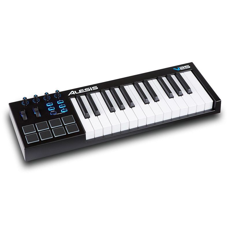 Alesis Q25 25-Key MIDI Keyboard Controller Packages Production Package