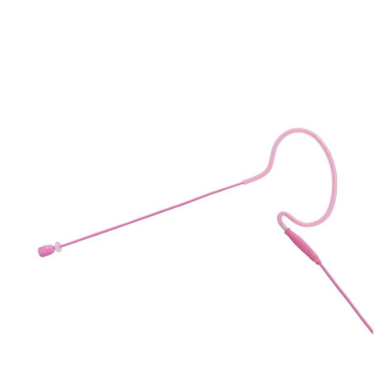 Avl630PKLS Pink Color Earhook Mini Headset Microphone for Sennheiser Wireless Microphone