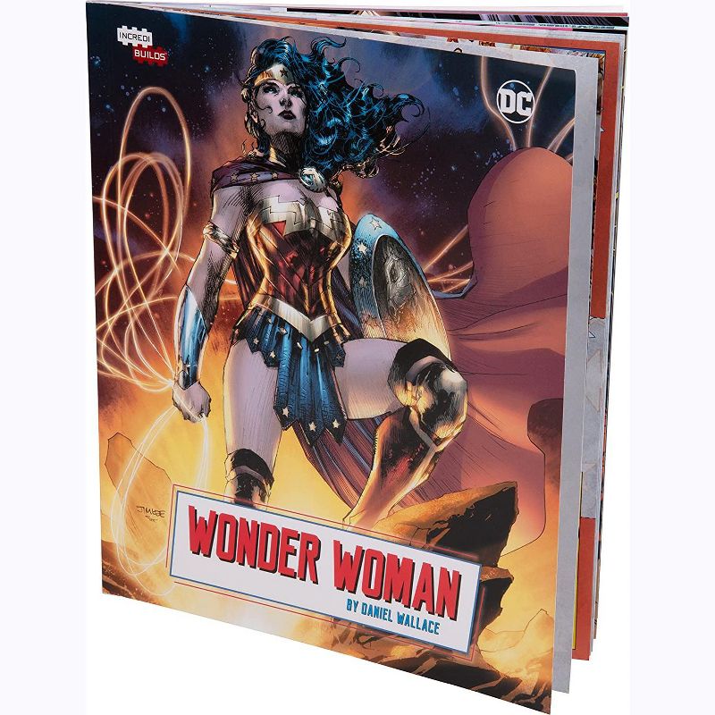 Incredibuilds DC Comics Wonder Woman Book & Wooden Model Figure Kit