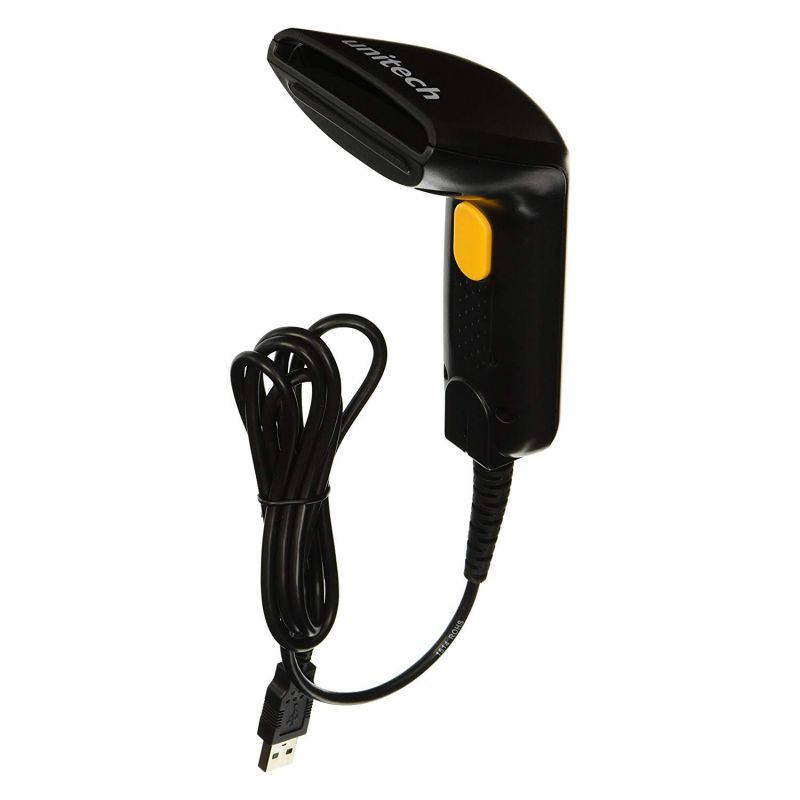 UNITECH AMERICA AS10-U UNITECH, AS10 BARCODE SCANNER, LINEAR IMAGER, USB, BLACK