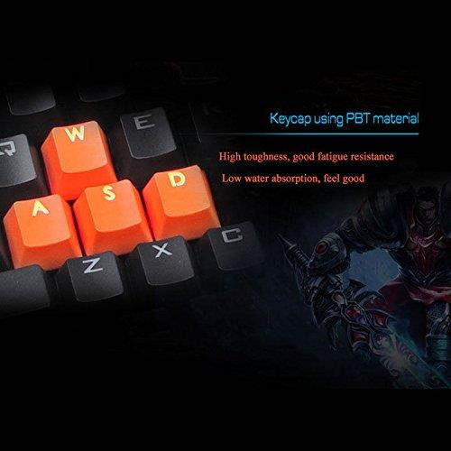 RUNSTAR 9 Keys/Set Orange 9 PBT Keys Backlit Translucent Keycaps For Cherry MX Mechanical Keyboard