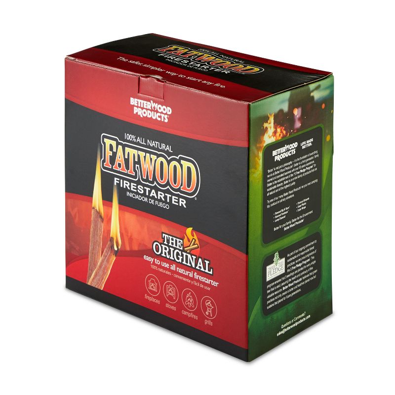 Betterwood Products 9910 Non-Toxic Fatwood 10-Pound Firestarter (2 Pack)