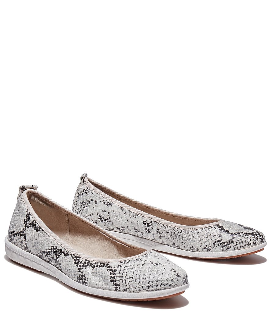 Timberland Women's Bradstreet Snake Print Ballet Flats