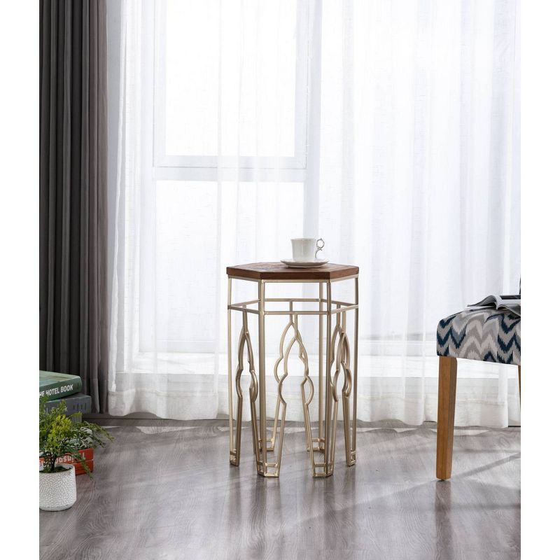 Genevieve Nesting Tables Gold/Natural - Boraam