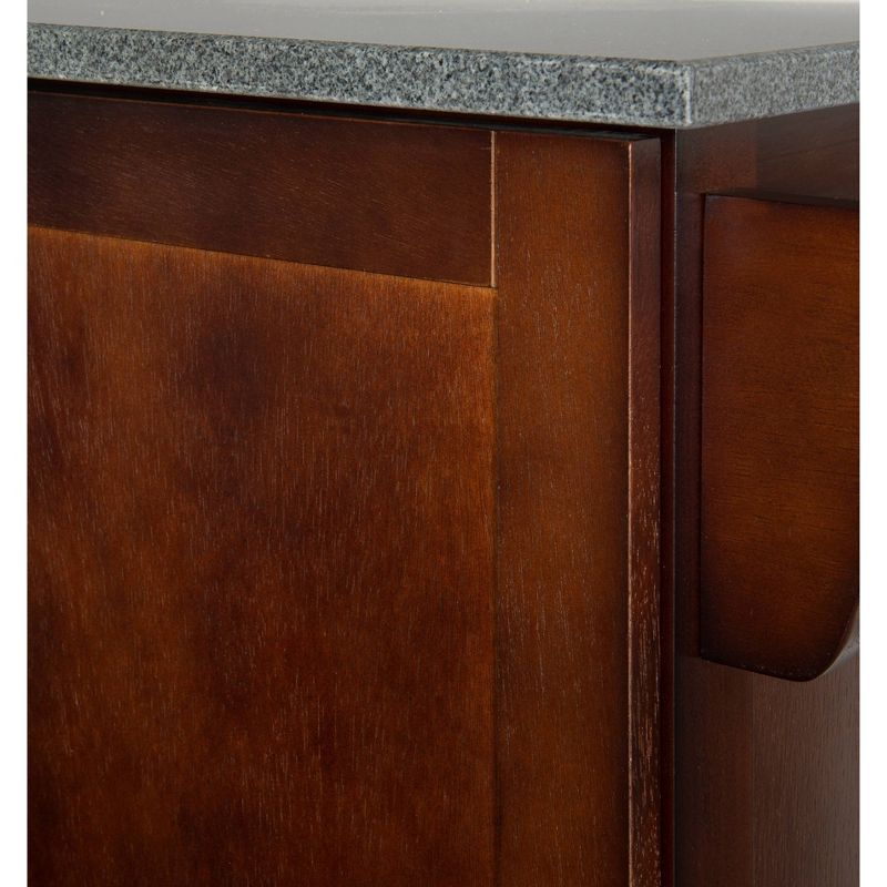 Origami Wood Top Steel Kitchen Organizer 3 Mesh Basket Sliding Drawer (2 Pack)