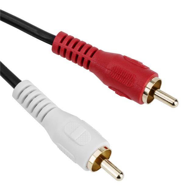 H&A 2 RCA Male to 2 RCA Male Stereo Audio Cable 50' #DR-MM-50