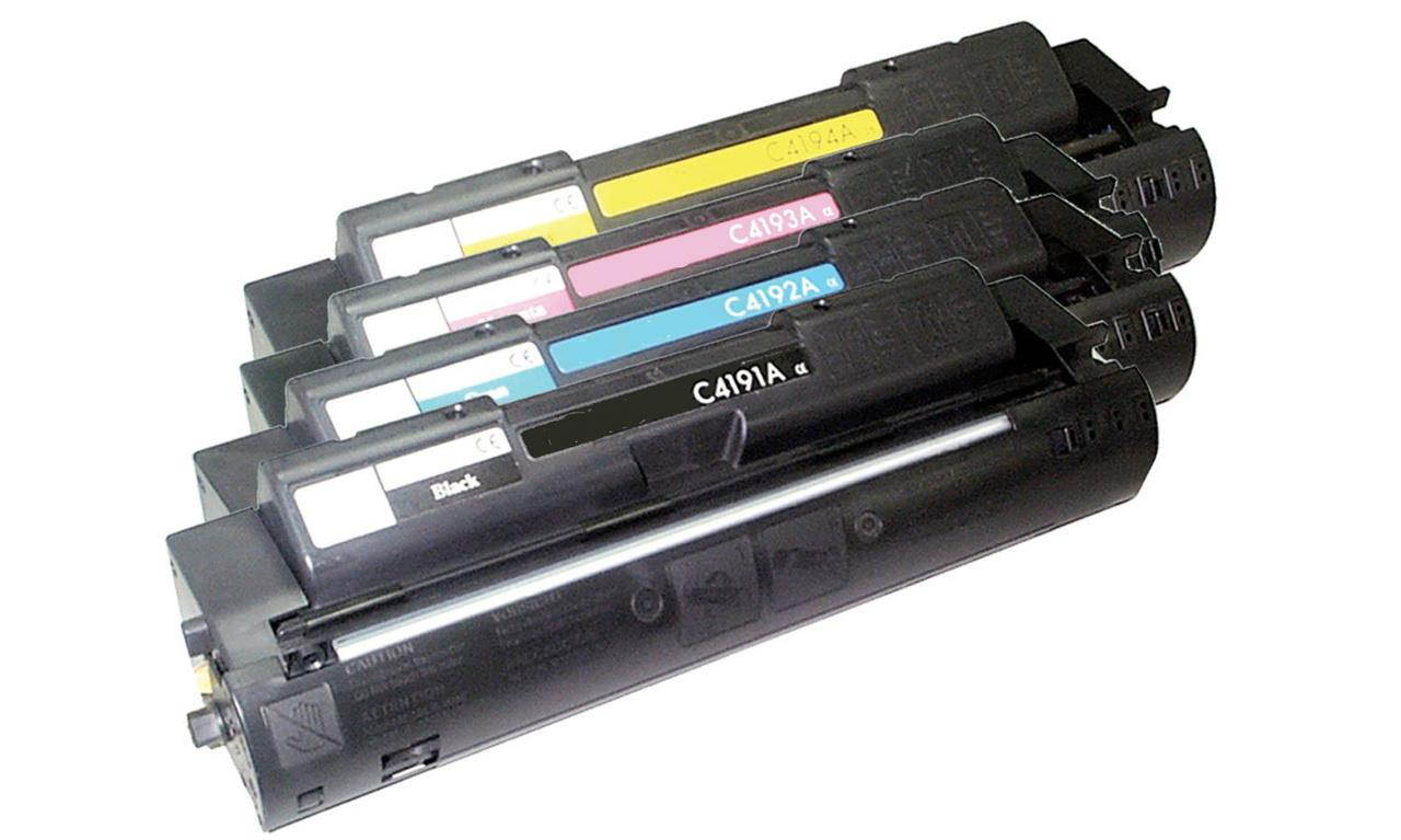 HouseOfToners Compatible Replacement for HP 640A Toner Cartridge 4PK - Black, Cyan, Magenta, Yellow