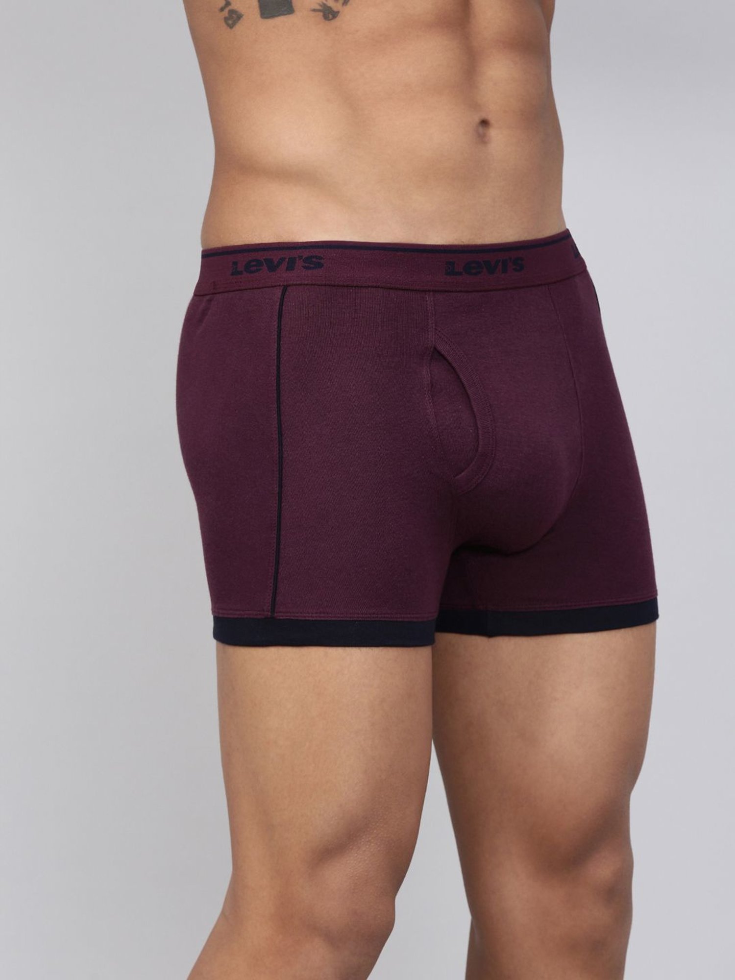 Levi's Multi Cotton Regular Fit Trunks - Pack Of 2