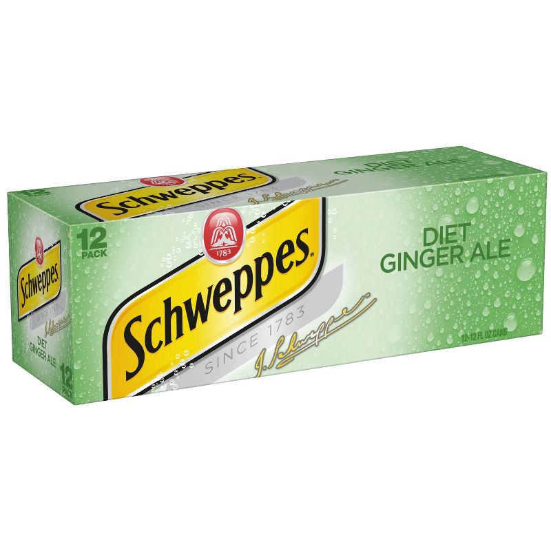 Diet Schweppes Ginger Ale - 12pk/12 fl oz Cans