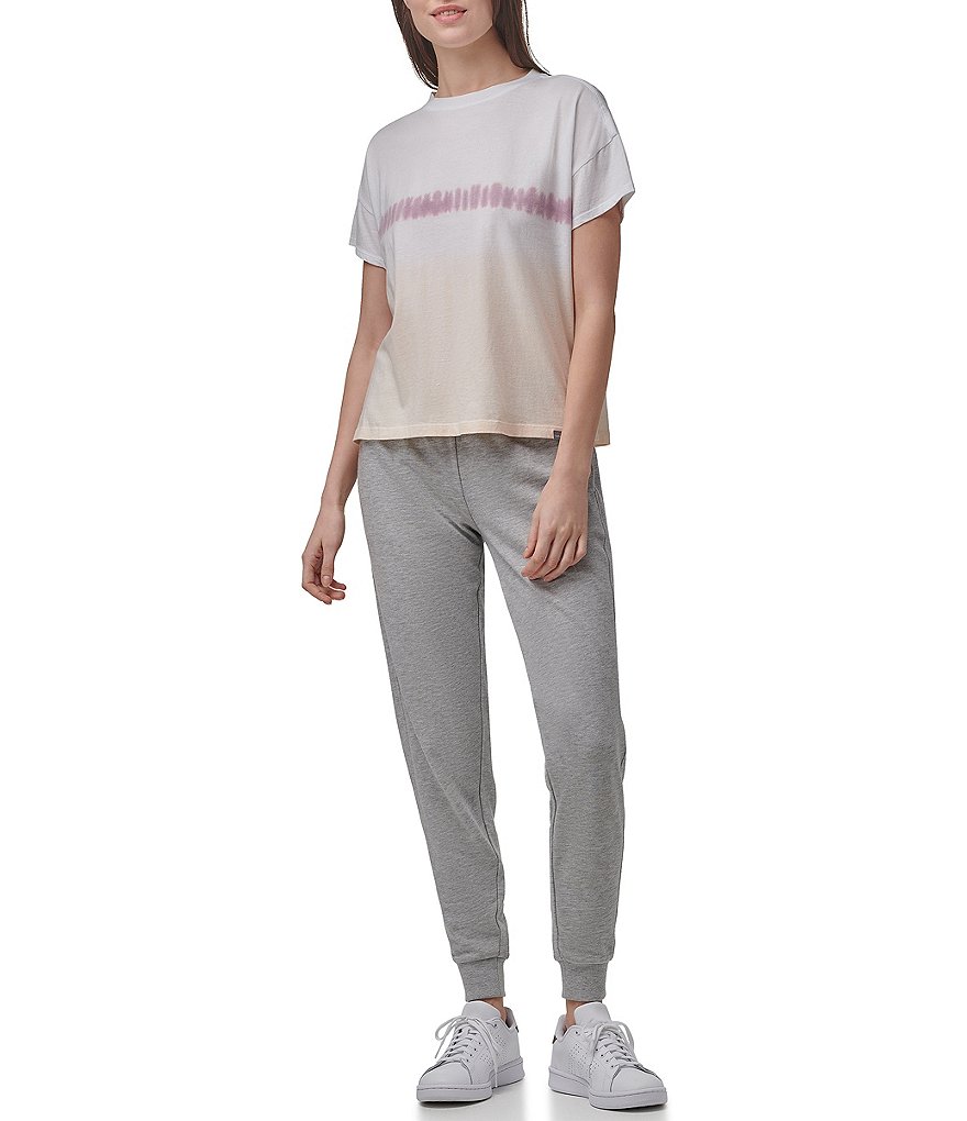 Marc New York Boxy Short Sleeve Crew Neck Tie Dye Tee