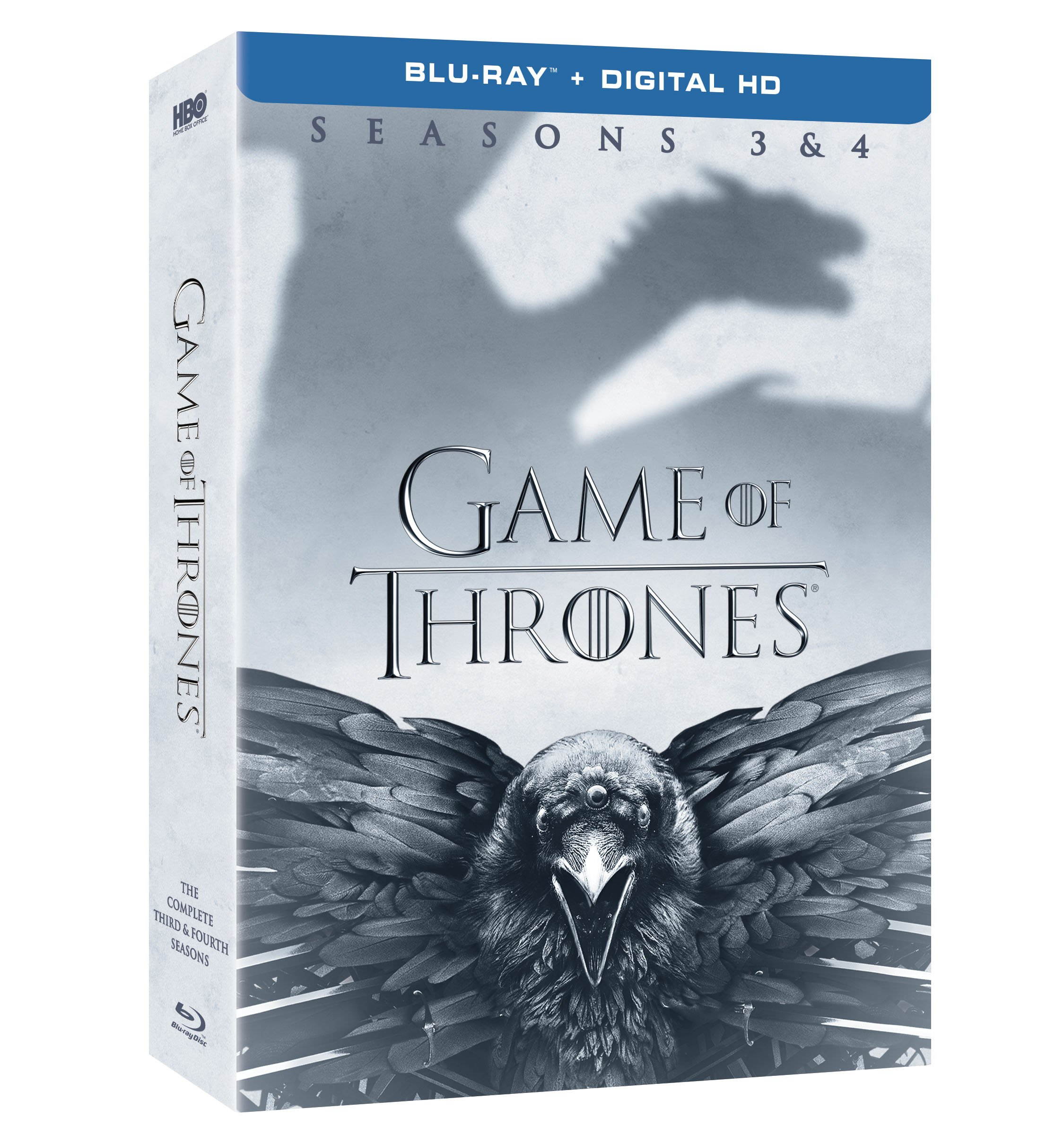 game of thrones s3&4 bd bluray